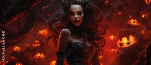 Halloween Vibes With A Happy Vampire Woman, Perfect For Copy . Сoncept Halloween Costumes, Vampire Woman Costume, Happy Halloween, Copywriting Inspiration