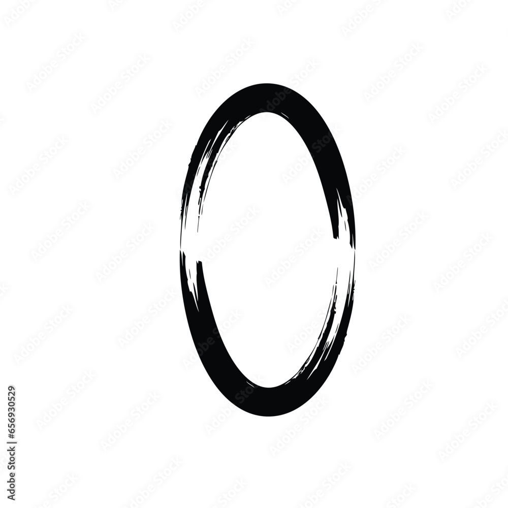Hand Drawn Vertical Oval line Bold Stroke Shape Abstract rounded shape Hand Drawn Vertical Oval line Bold Stroke Shape Abstract rounded shape
