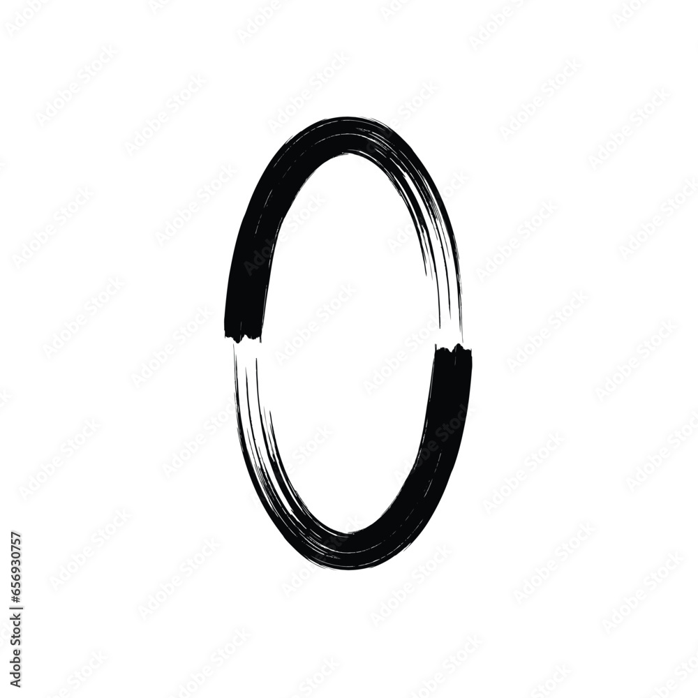 Hand Drawn Vertical Oval line Bold Stroke Shape Abstract rounded shape Hand Drawn Vertical Oval line Bold Stroke Shape Abstract rounded shape