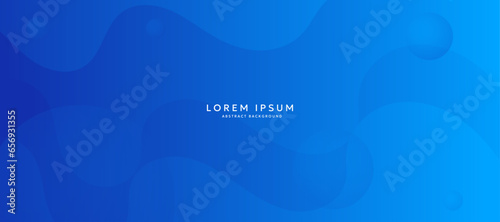 Abstract gradient blue fluid background
