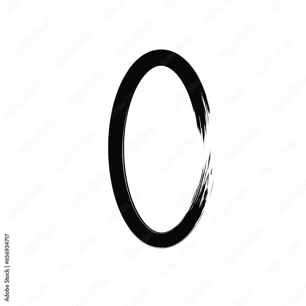Hand Drawn Vertical Oval line Bold Stroke Shape Abstract rounded shape Hand Drawn Vertical Oval line Bold Stroke Shape Abstract rounded shape