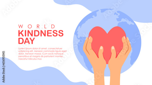 world kindness day banner template vector