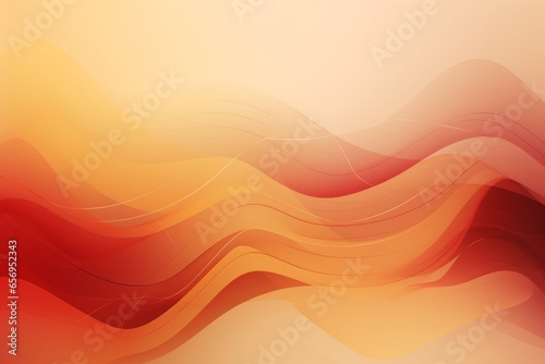 An abstract orange and yellow background with wavy lines