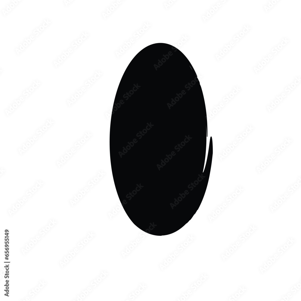 Grunge Vertical Oval Shape Filled Abstract rounded shape Grunge Vertical Oval Shape Filled Abstract rounded shape