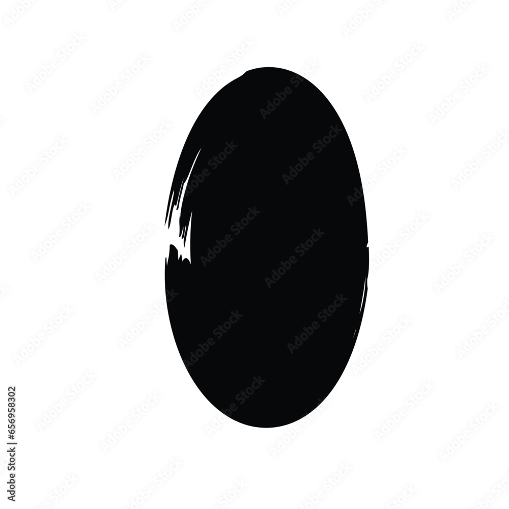 Grunge Vertical Oval Shape Filled Abstract rounded shape Grunge Vertical Oval Shape Filled Abstract rounded shape