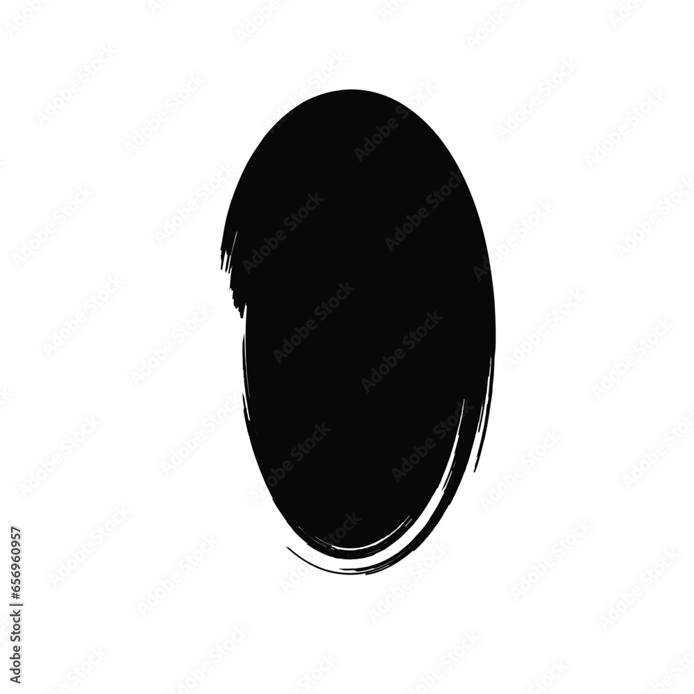 Grunge Vertical Oval Shape Filled Abstract rounded shape Grunge Vertical Oval Shape Filled Abstract rounded shape