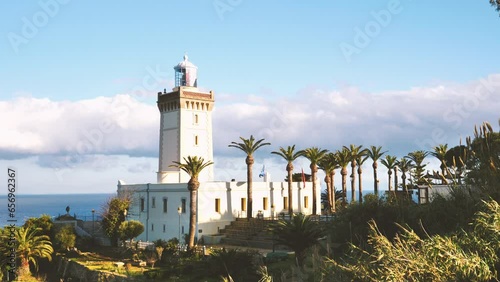 Lighthouse Cap Spartel- Tanger city and Gibraltar, Morocco in Africa