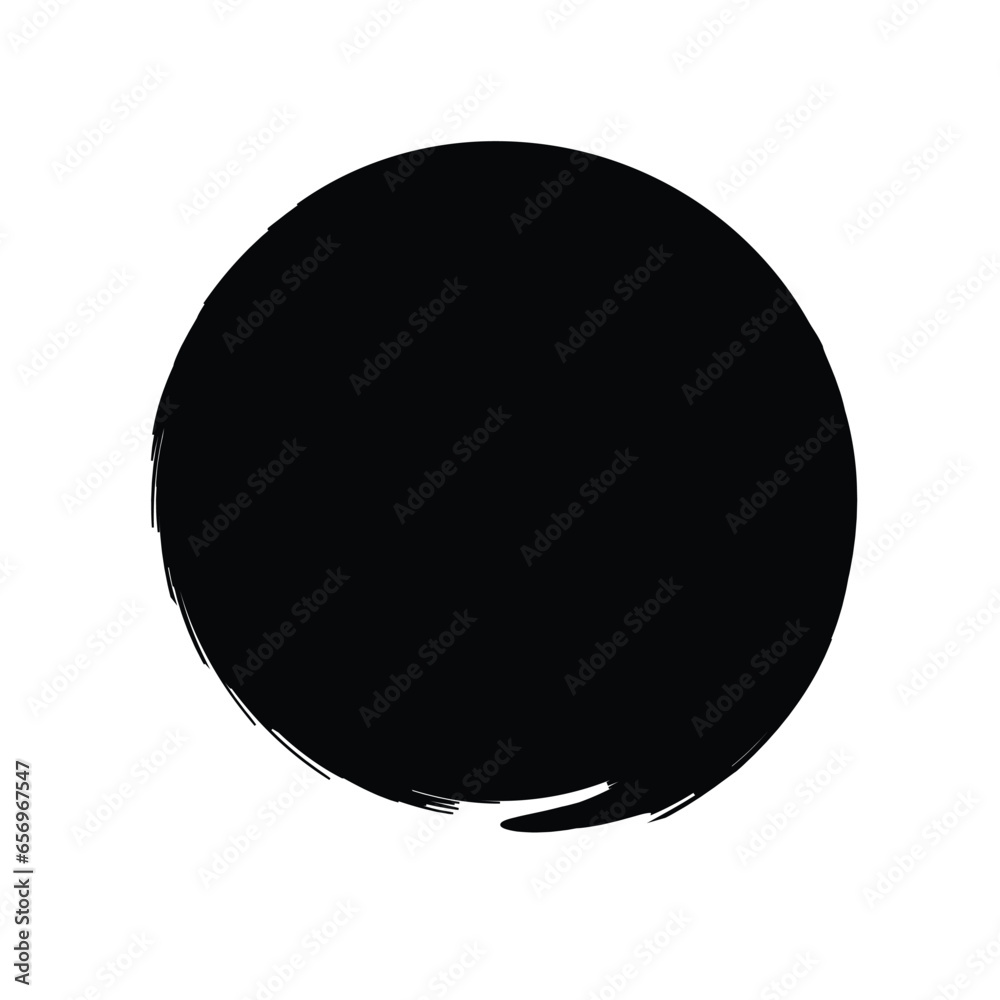 Grunge Circle Shape Filled Abstract rounded shape Grunge Circle Shape Filled Abstract rounded shape