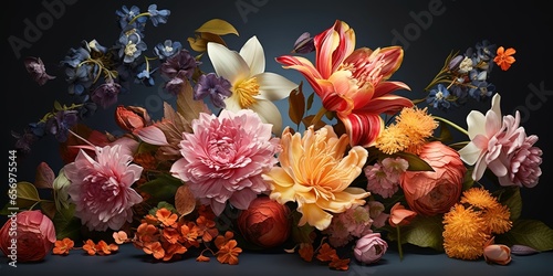 Abstract floral background © krishnendu