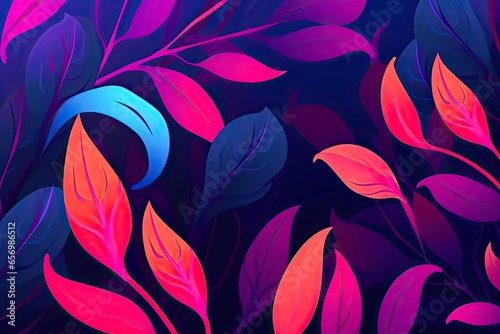 Nature's beauty in leaf pattern design for your project