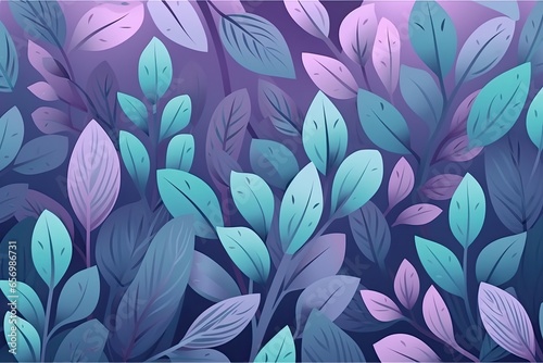 Graceful and refined leaf motifs in pattern design for your project