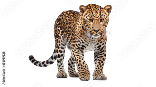 Leopard isolated on transparent background