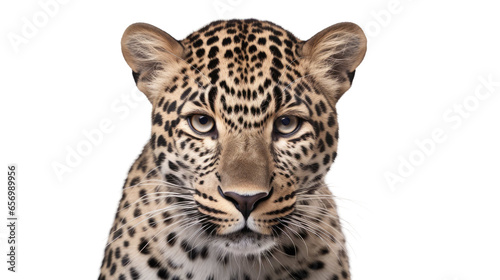 Leopard isolated on transparent background
