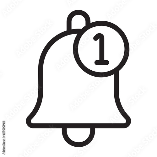 notification line icon