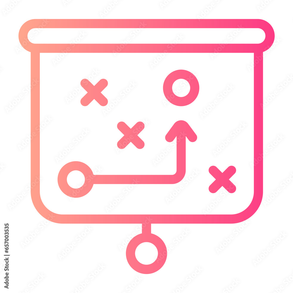 strategy gradient icon strategy gradient icon