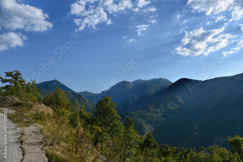 Outdoor photography of mountain with rocky and wild environment