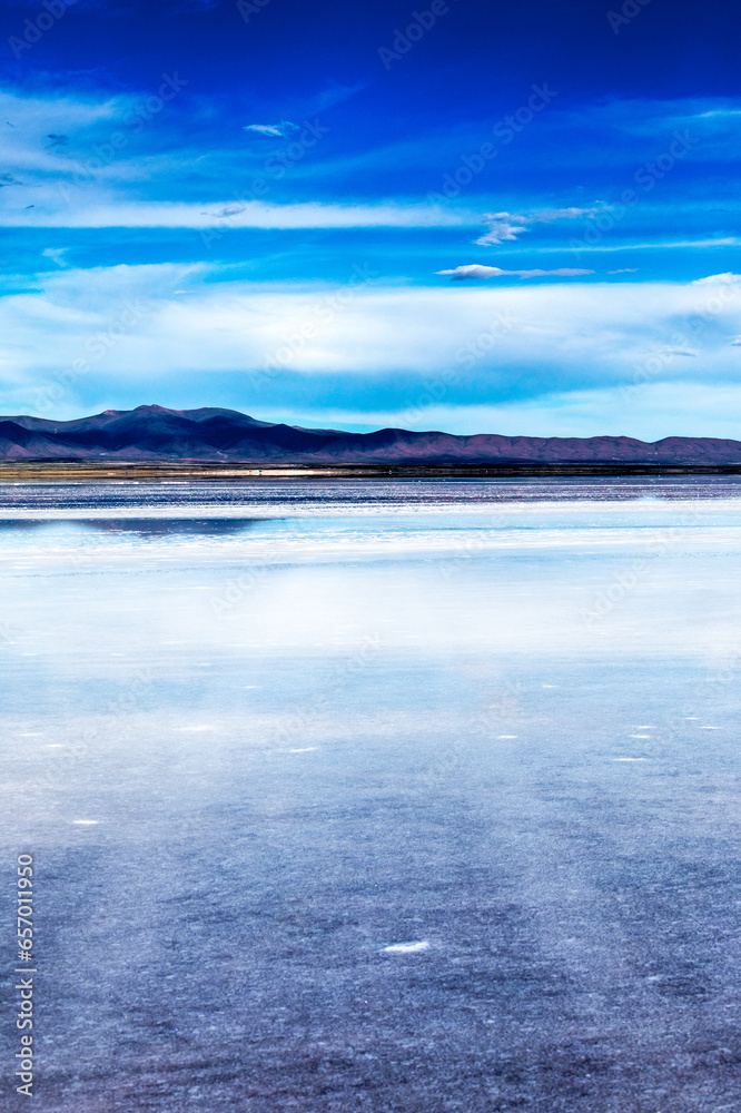 Fototapeta premium Bolivia countryside and Salt Flats
