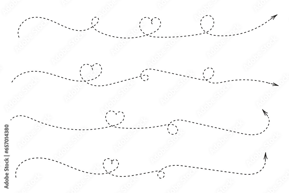 Hand drawn Thin continuous line lovely hearts style curved Dotted arrow vector, one line left right direction love sign with pen dashed line arrows, Minimalistic Outline single line way decorations
Hand drawn Thin continuous line lovely hearts style curved Dotted arrow vector, one line left right direction love sign with pen dashed line arrows, Minimalistic Outline single line way decorations