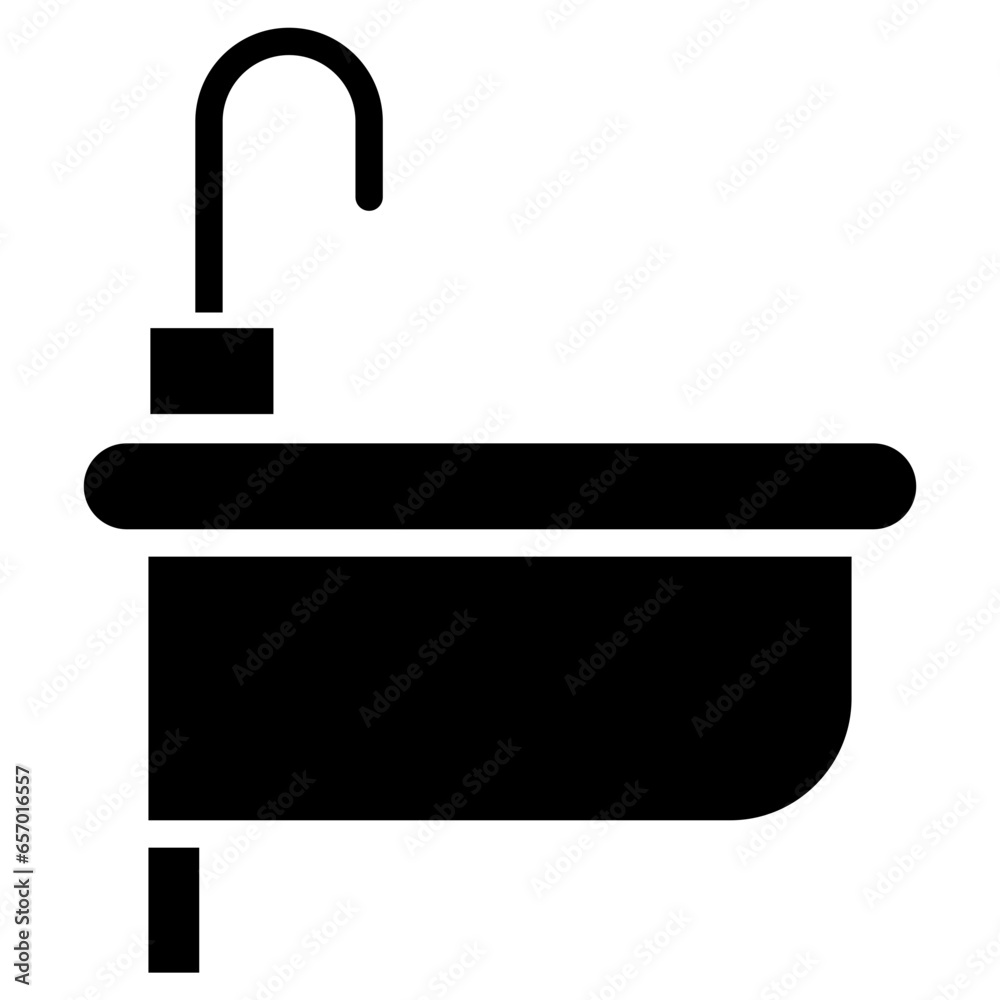 Solid Washbasin icon Solid Washbasin icon