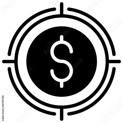 Solid Dollar Target icon