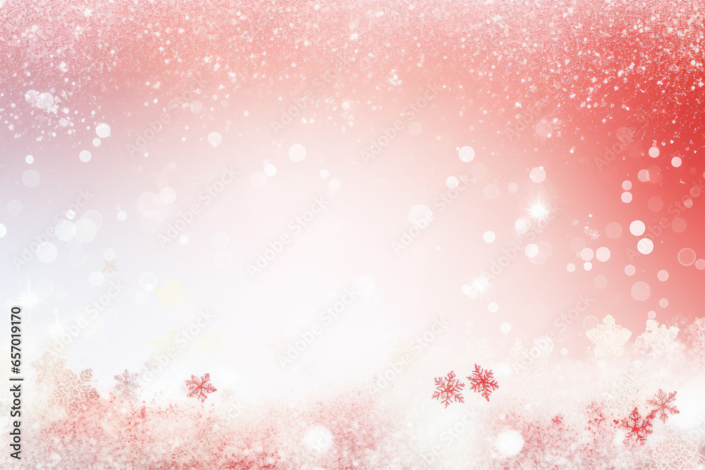 Star, snowflake and red and white shades Abstract background