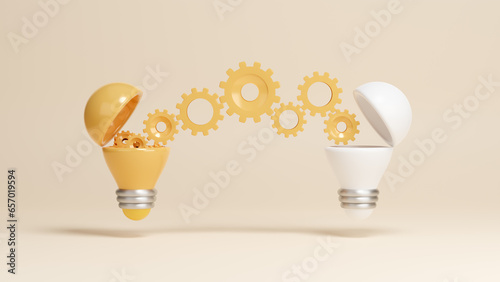 Foto Transferring knowledge sharing concept, Sharing business ideas, brainstorming, creativity, innovation, know how, education, knowledge, experiences exchange