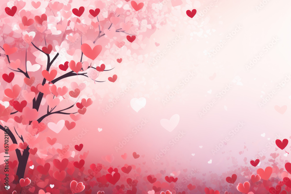 Heart shape and flower Elements for valentine's day festival design Heart shape and flower Elements for valentine's day festival design