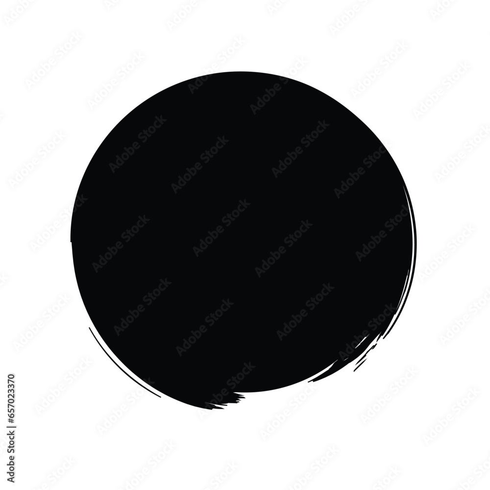 Grunge Circle Shape Filled Abstract rounded shape Grunge Circle Shape Filled Abstract rounded shape