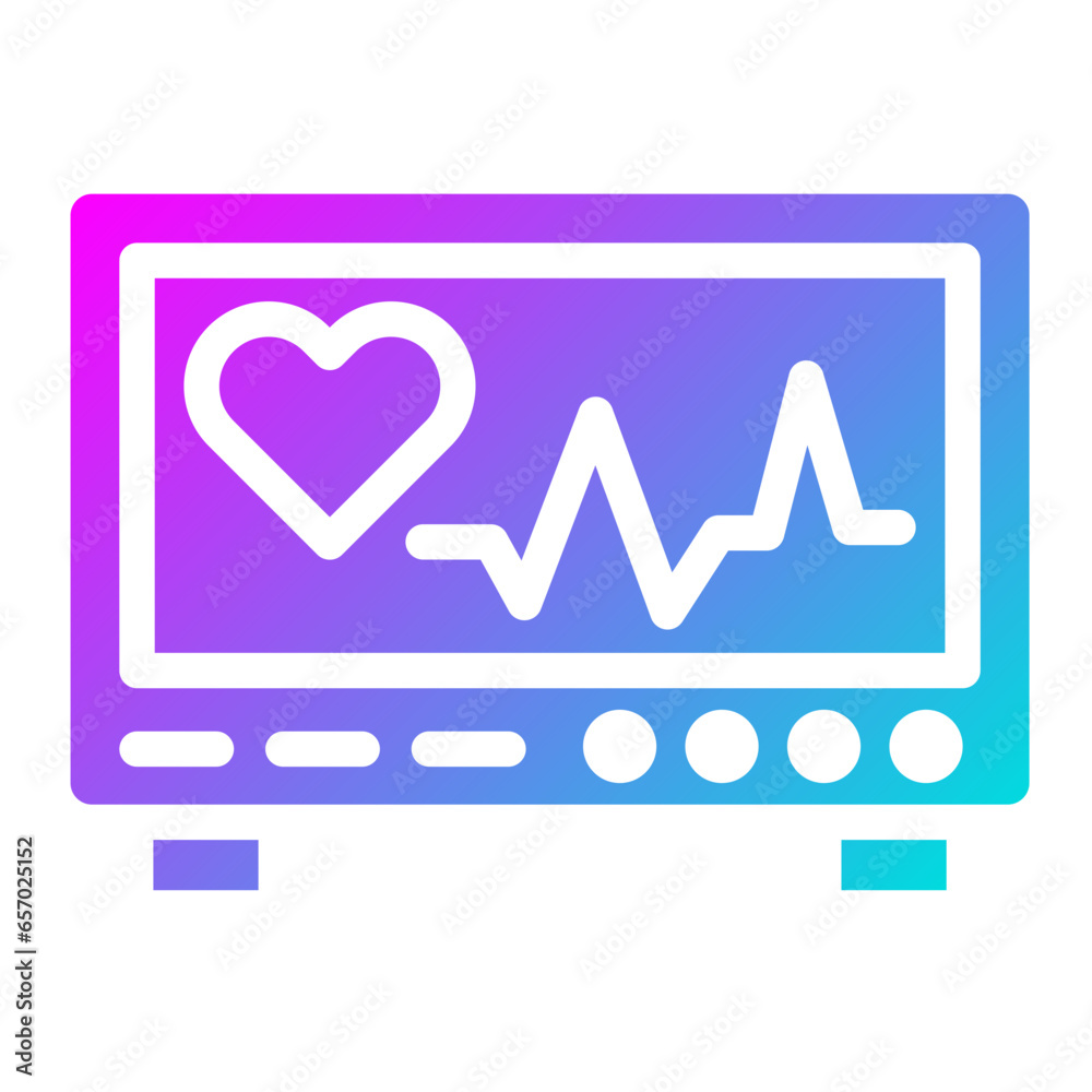 Cardiogram Vector Icon Design Illustration Cardiogram Vector Icon Design Illustration