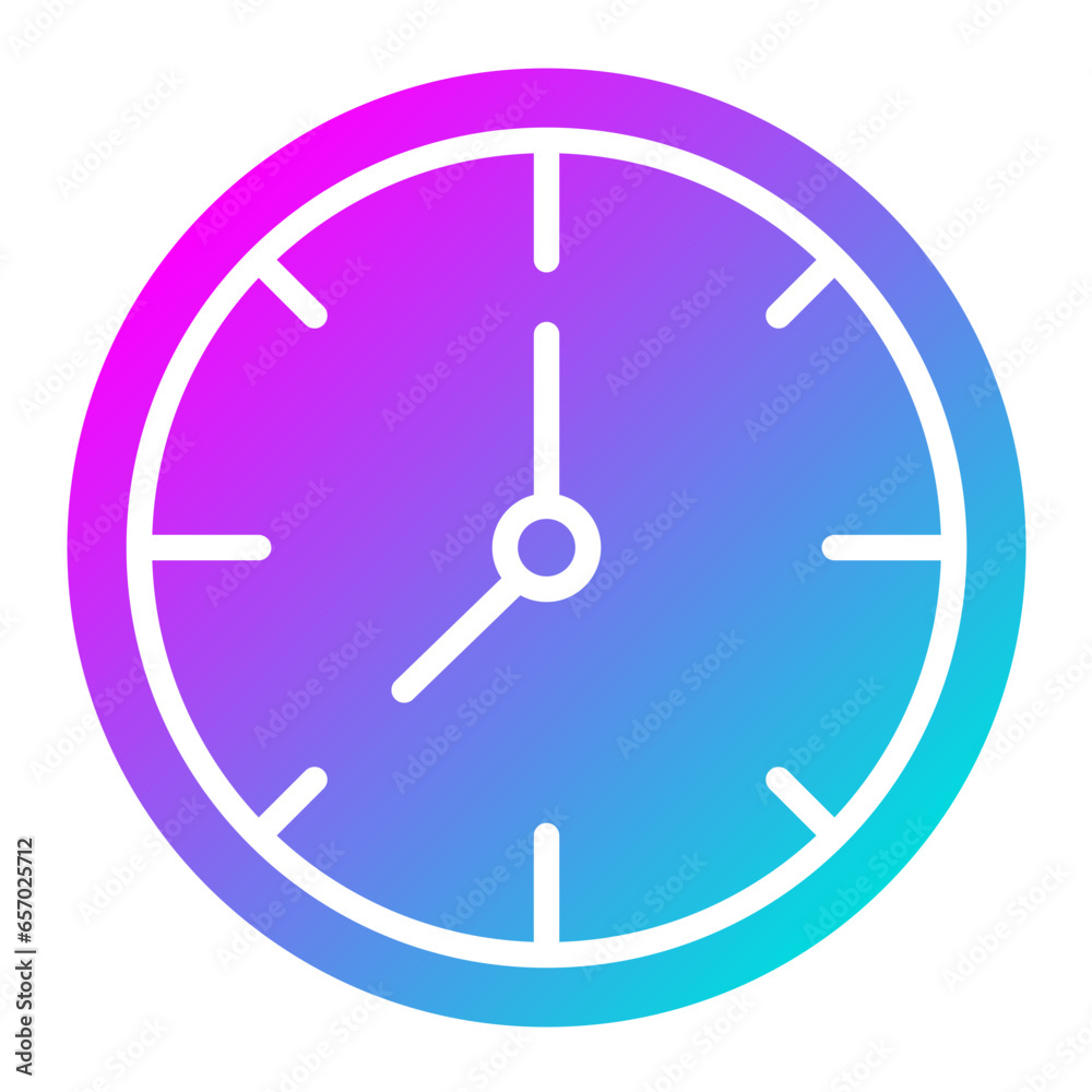 Wall Clock Vector Icon Design Illustration Wall Clock Vector Icon Design Illustration