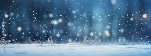Winter weather snow snowy, chrsitmas background banner greeting card - Frame made of frozen ice crystal and snowflakes  (Generative Ai) © grigoryepremyan
