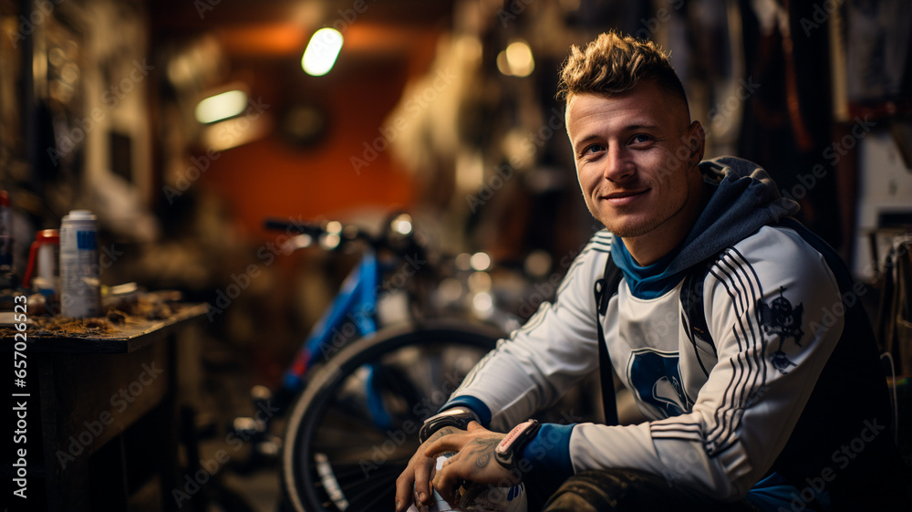handsome young man posing in the studio. handsome young man posing in the studio.