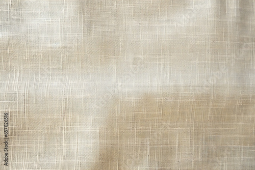 Natural linen texture as background Generative AI