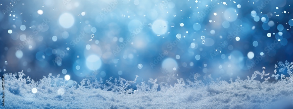 A winter background made of snowflakes (Generative Ai) A winter background made of snowflakes (Generative Ai)
