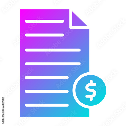 Financial Vector Icon Design Illustration