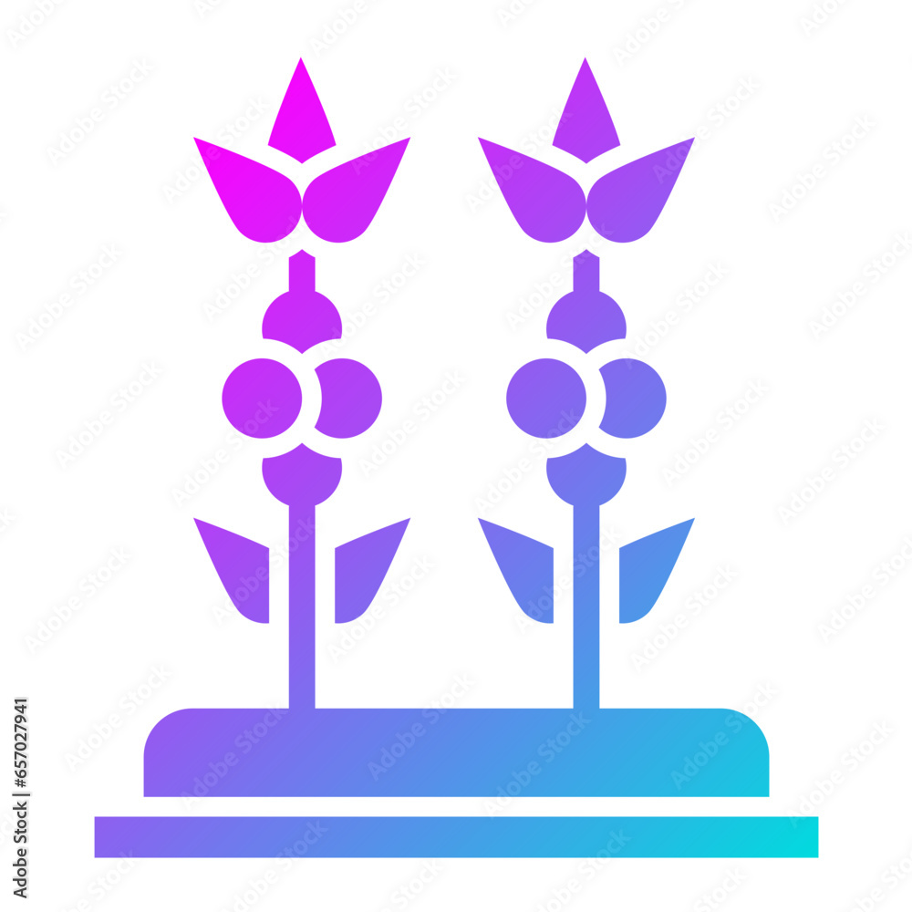 Coffee Plant Vector Icon Design Illustration Coffee Plant Vector Icon Design Illustration