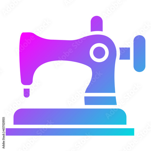 Sewing Machine Vector Icon Design Illustration