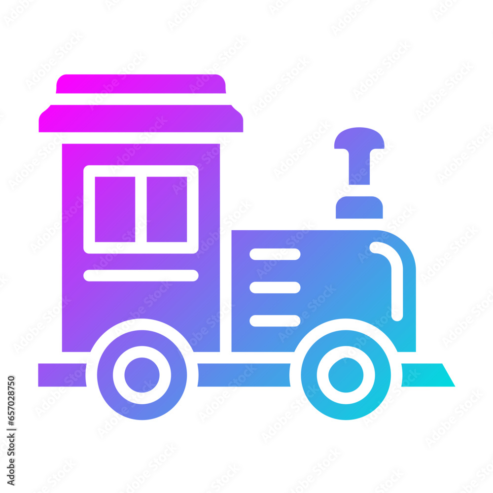 Train toy Vector Icon Design Illustration