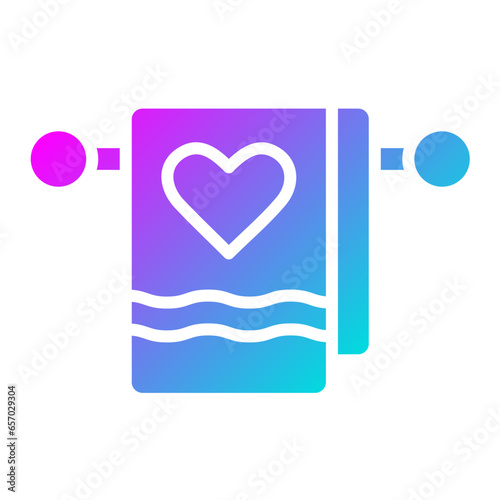 Towel Vector Icon Design Illustration