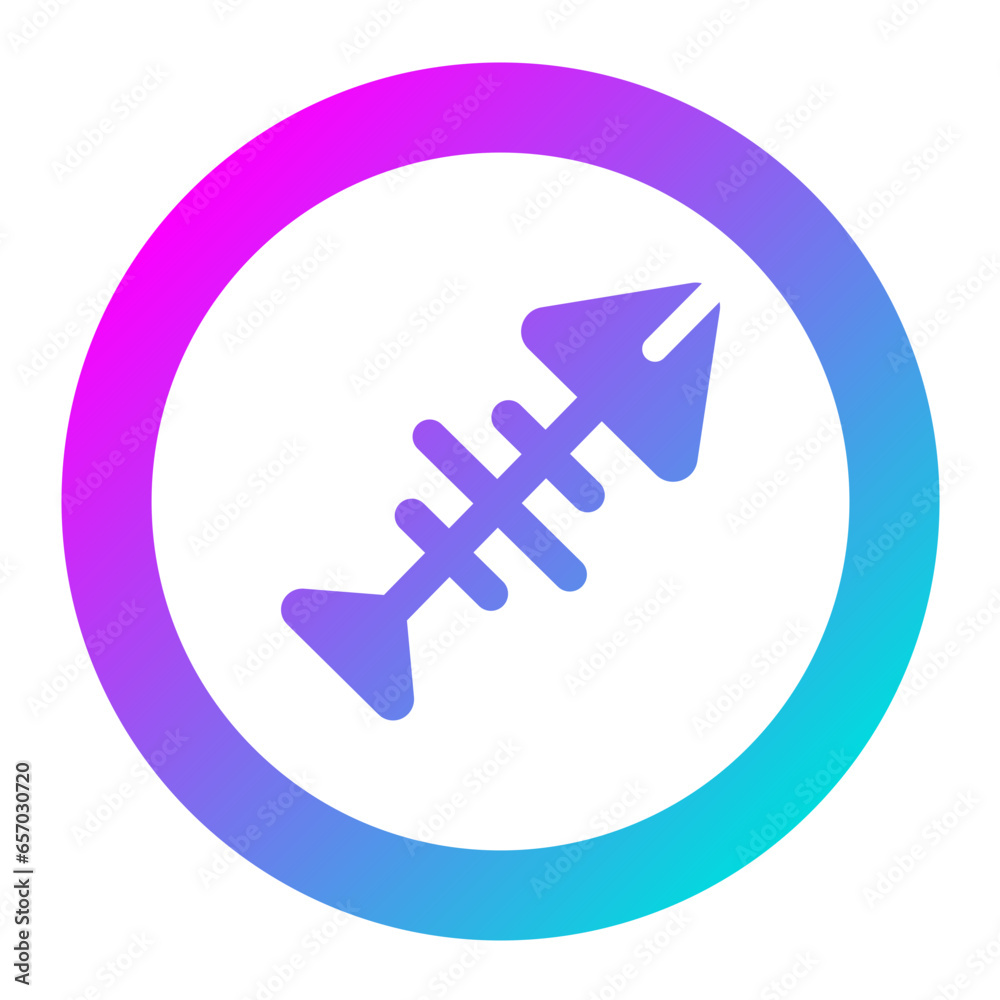 Fish Vector Icon Design Illustration