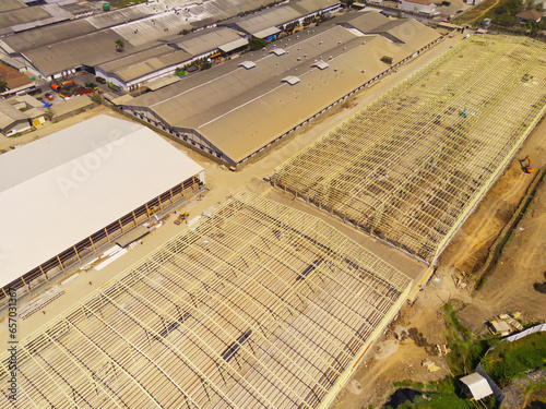 Cuadro en lienzo Factory under construction