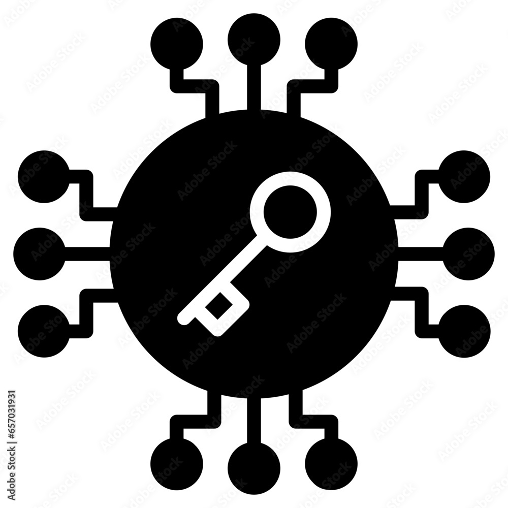 Solid Heart Key icon Solid Heart Key icon