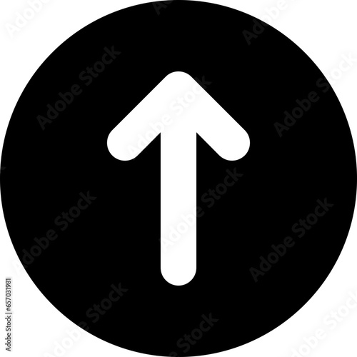 up circle icon