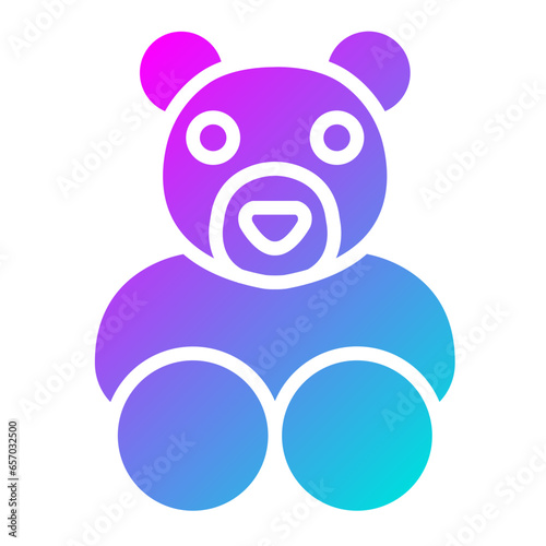 Bear Vector Icon Design Illustration