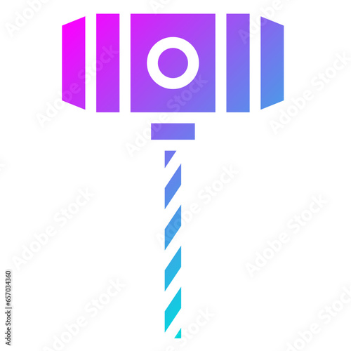 Hammer Vector Icon Design Illustration