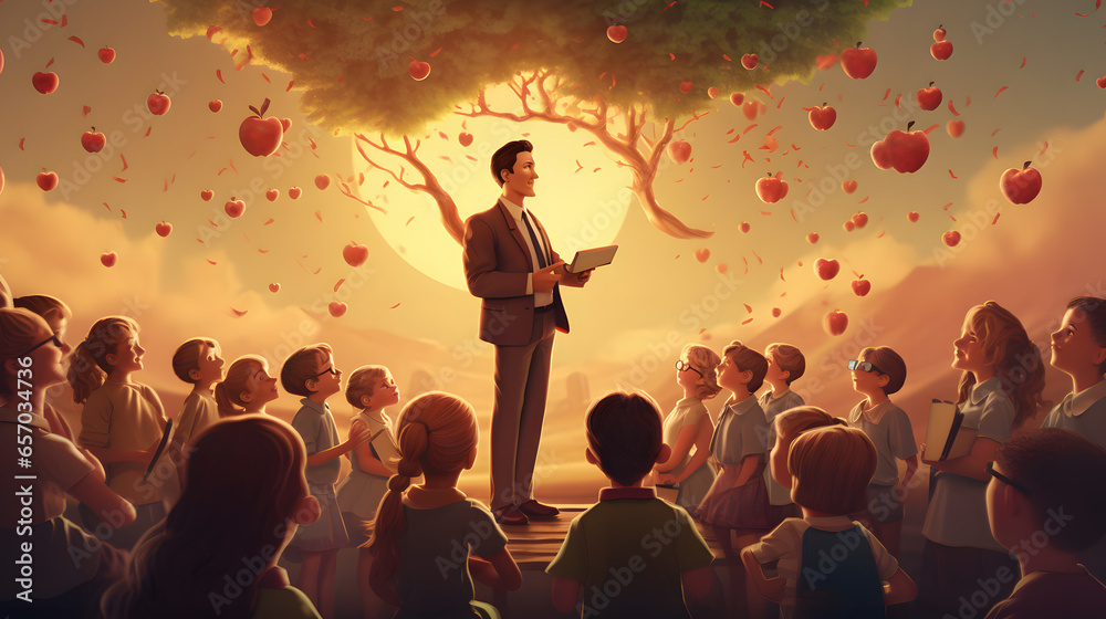 Teachers Day - International Teachers Day - Generative AI - Generated by AI Teachers Day - International Teachers Day - Generative AI - Generated by AI