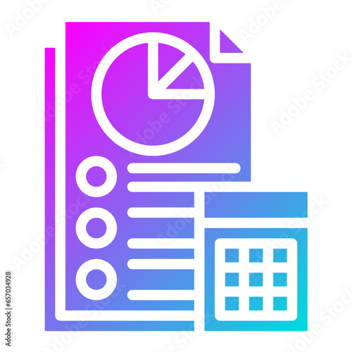 Accounting Vector Icon Design Illustration
