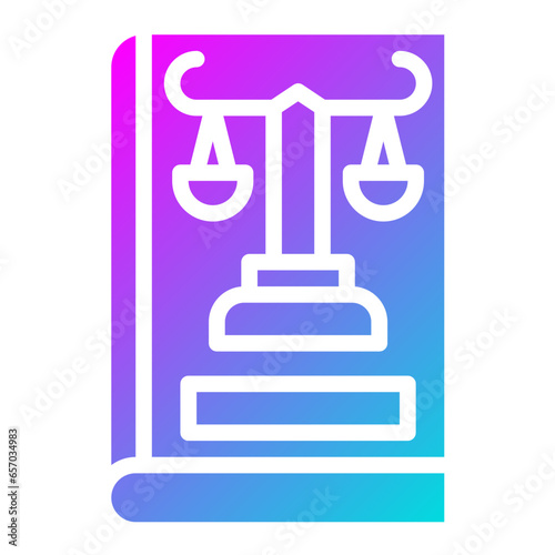 Company Law Vector Icon Design Illustration