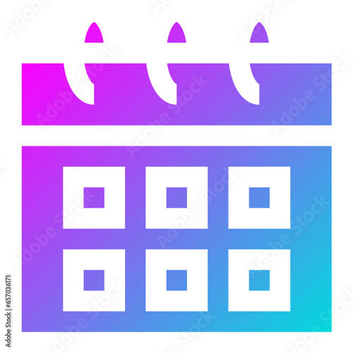 Calendar Schedule Vector Icon Design Illustration