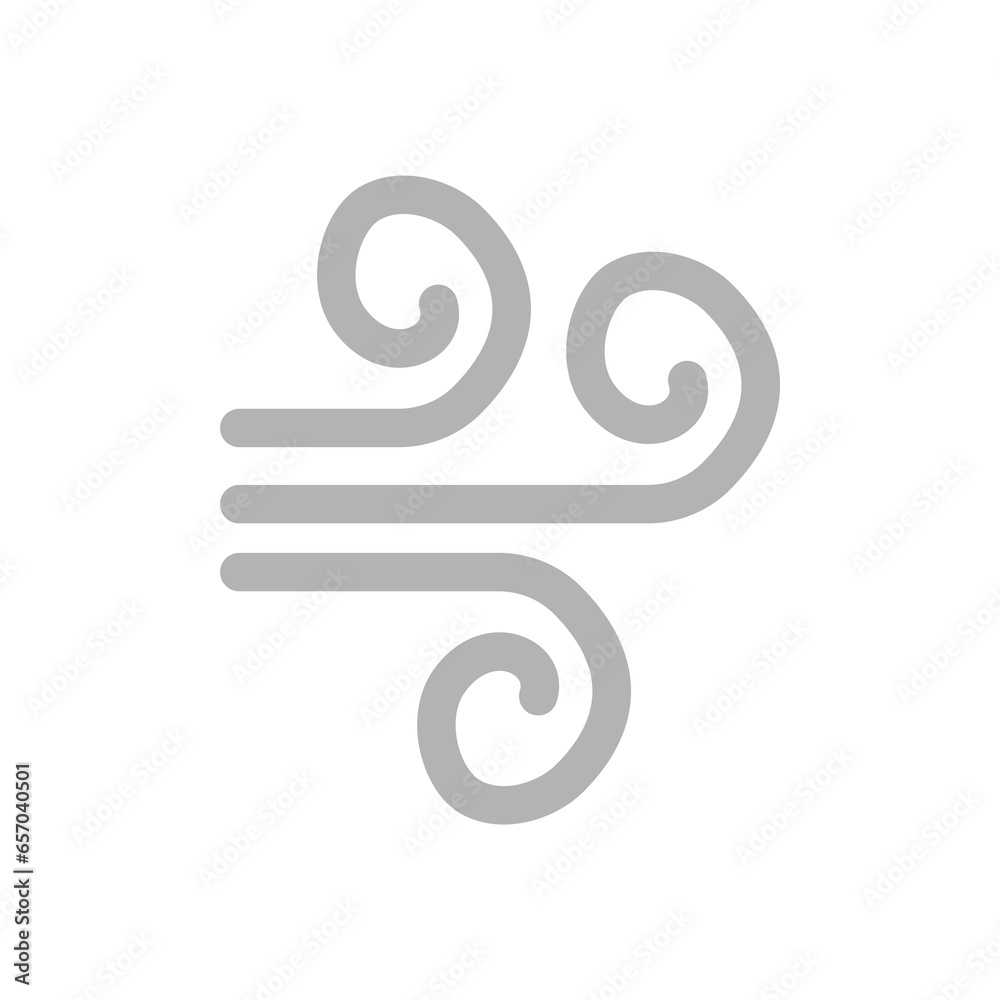 wind icon on a white background, vector illustration wind icon on a white background, vector illustration